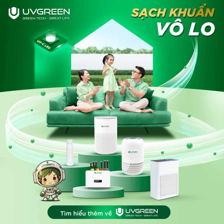 UVGREEN sạch khuẩn vô lo UVC LED gia dung thông minh