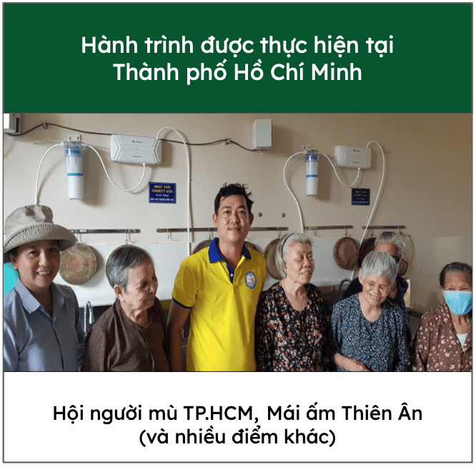 Trao tay dòng nước sạch - UVGREEN trách nhiệm xã hội