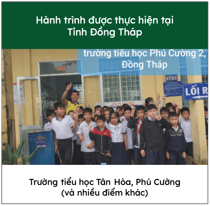 Trao tay dòng nước sạch - UVGREEN trách nhiệm xã hội