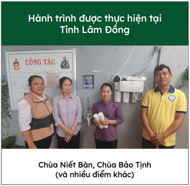 Trao tay dòng nước sạch - UVGREEN trách nhiệm xã hội