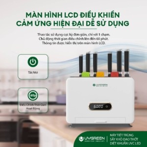 KK100 máy tiệt trùng sấy khô dao thớt UVGREEN